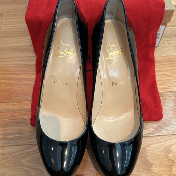 Christian Louboutin Bianca 120 patent Calf 7.5 - Picture 5 of 5